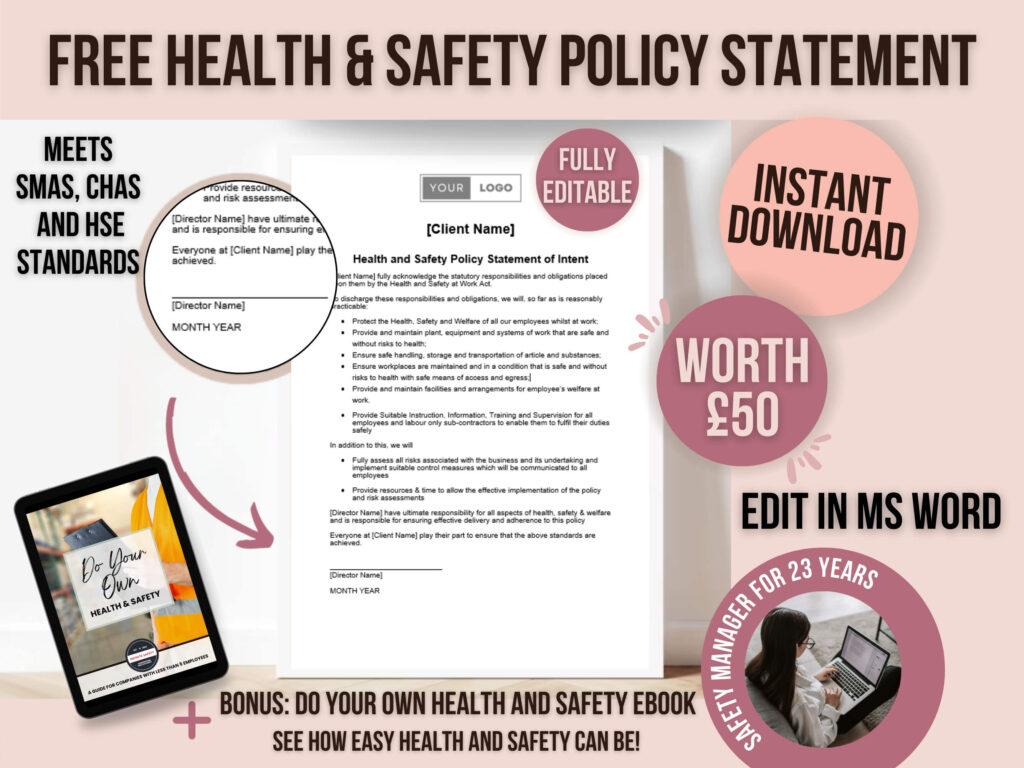 health and safety policy download