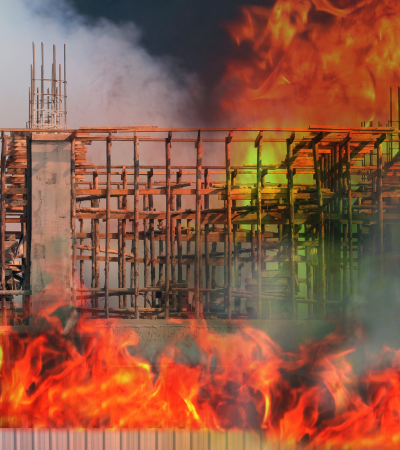 fire risk assessment for construction site